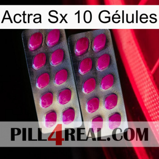 Actra Sx 10 Gélules 10